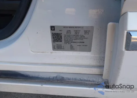 2018 Chevrolet Traverse Premier из США, поврежденный, VIN 1GNEVJKW4JJ129098